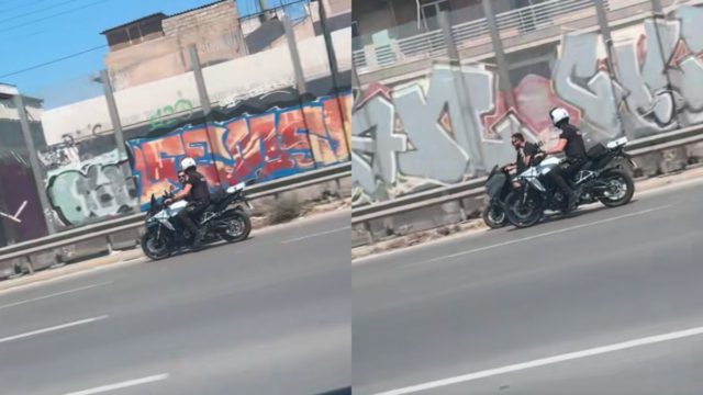 Καταδίωξη οδηγού μηχανής χωρίς κράνος στον Κηφισό! Το video που έγινε viral