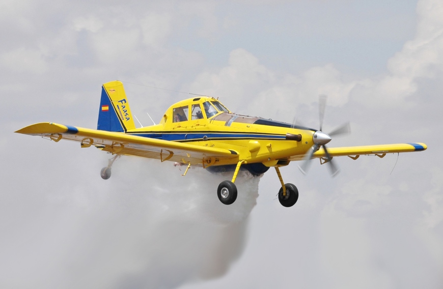 Πυροσβεστικό Air Tractor πραγματοποίησε αναγκαστική προσθαλάσσωση στη θαλάσσια περιοχή του Νέου Λιμένα Αστακού.