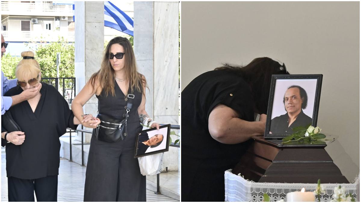Σπαρακτικό «αντίο» στον Λάκη Χαλκιά: Συντετριμμένη η σύζυγός του – Το τελευταίο χειροκρότημα για τον θρύλο του ελληνικού τραγουδιού στο Α’ Νεκροταφείο Αθηνών
