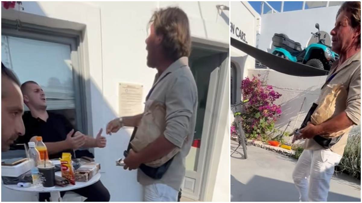 «Βάλε την σκούπα στο κώλο σου»: Επική κατσάδα ιδιοκτήτη ενοικιαζόμενων ΙΧ στη Σαντορίνη σε οδηγό που τρώει σπόρια μέσα στο αμάξι