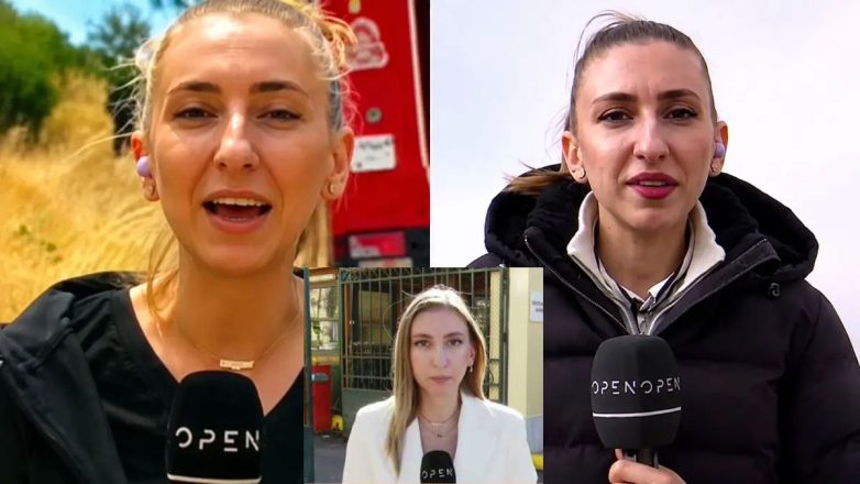 «Ασπίδα» το OPEN στην αξιολάτρευτη Μαρία Σιαμπάνου – Δημόσια στήριξη στην ρεπόρτερ που γελούσε ενώ μετέδιδε τις φωτιές στα Μέγαρα