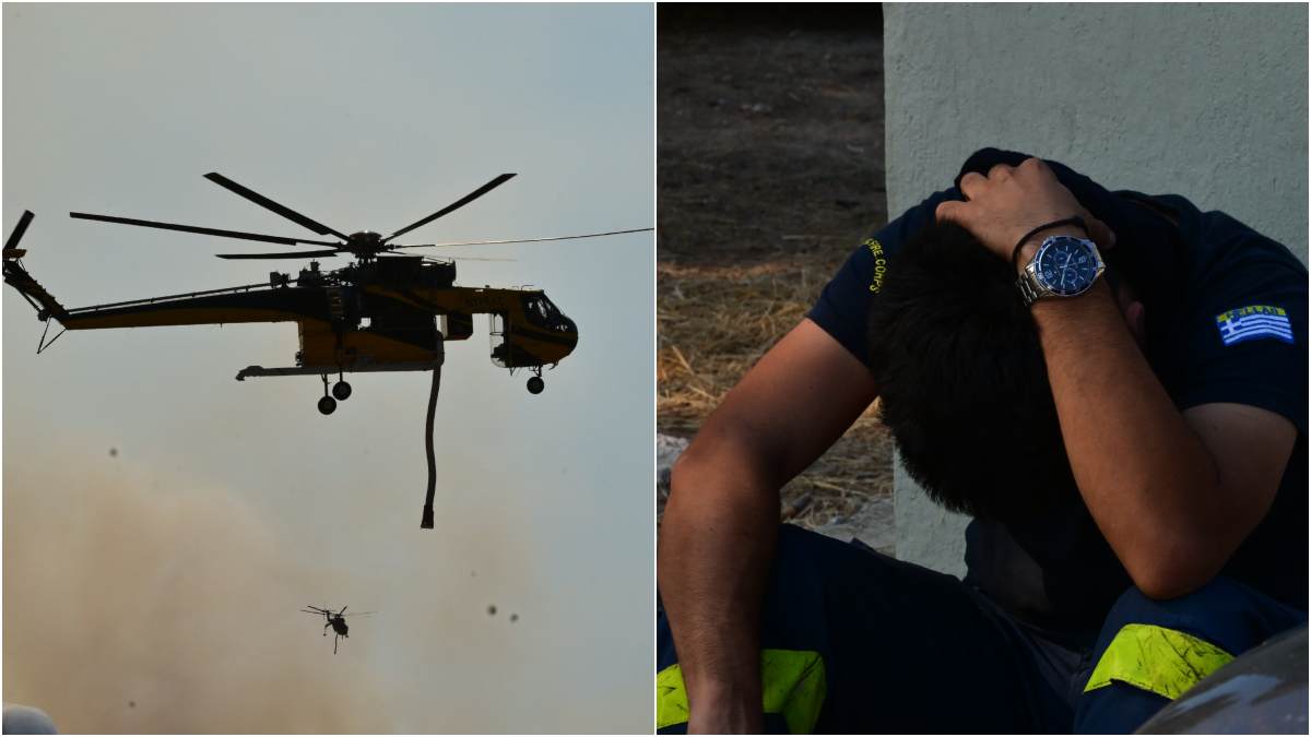 Θρήνος στη Σεργούλα Φωκίδας για τον Άρη: Ο πιλότος που έδινε μάχη στις φωτιές της Δωρίδας και έχασε τη ζωή του στην τραγωδία της Ψάθας