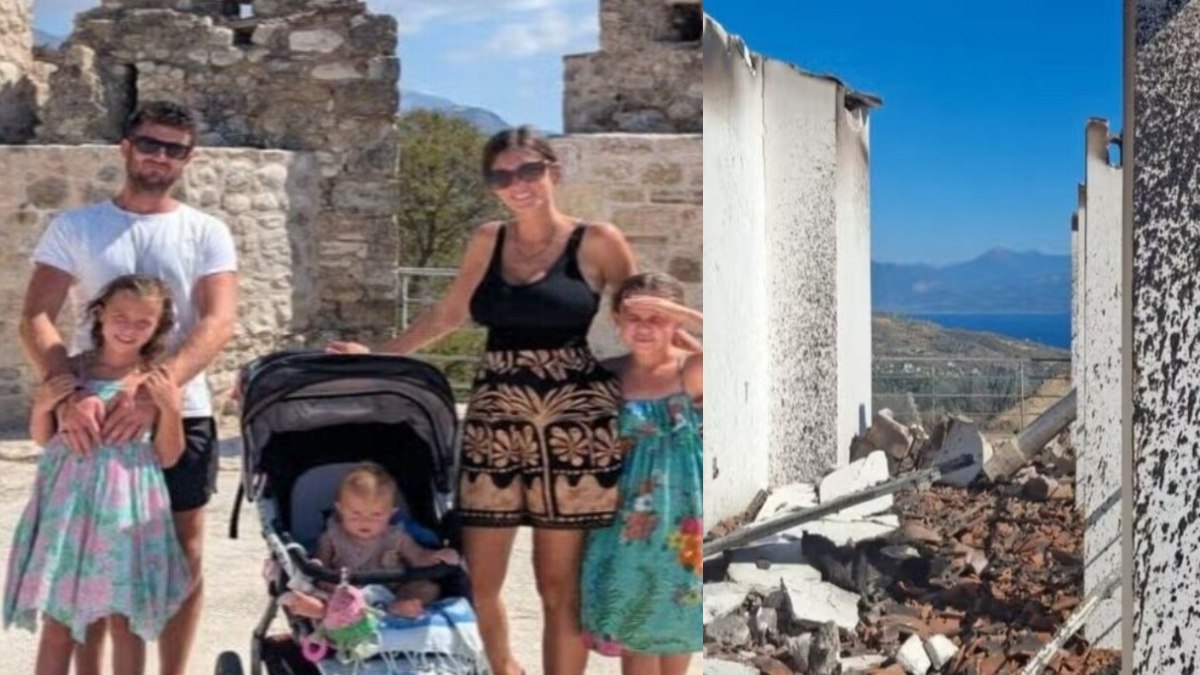 Αιγιαλεία: Οικογένεια Βρετανών πούλησε τα πάντα και πήρε δάνειο για σπίτι στην Ελλάδα – Η πυρκαγιά έκαψε τα πάντα (φωτογραφίες)
