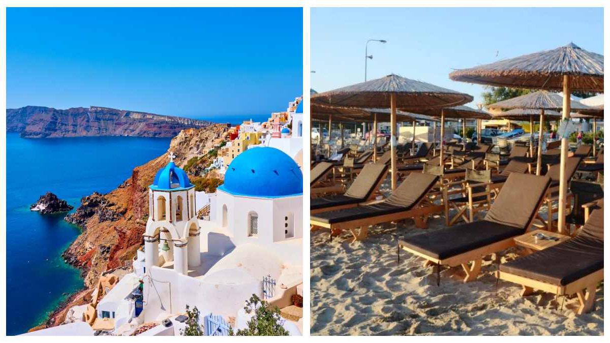 Beach Bar στην Σαντορίνη χρεώνει 250 ευρώ το σετ τις ξαπλώστρες και κάνει face control για να κάτσεις στην παραλία