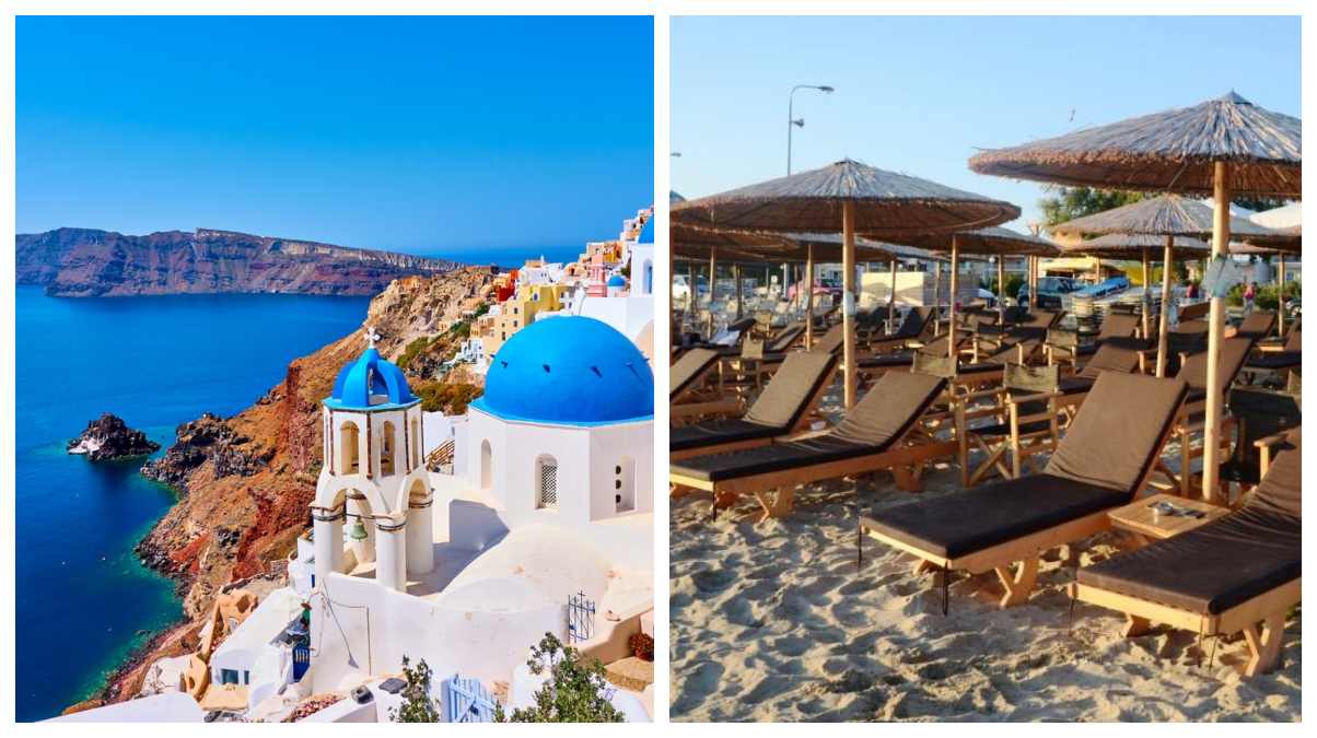 Beach Bar στην Σαντορίνη χρεώνει 250 ευρώ το σετ τις ξαπλώστρες και κάνει face control για να κάτσεις στην παραλία