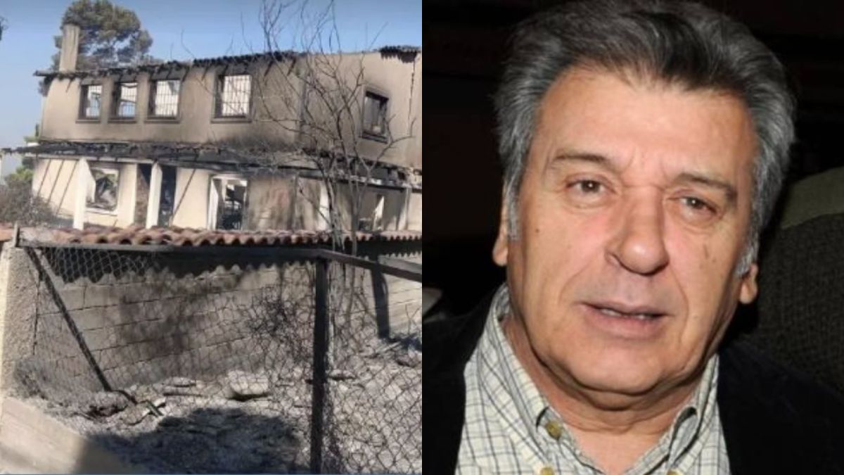 Τάσος Χαλκιάς: Στάχτη έγινε το εξοχικό του στο Πόρτο Γερμενό