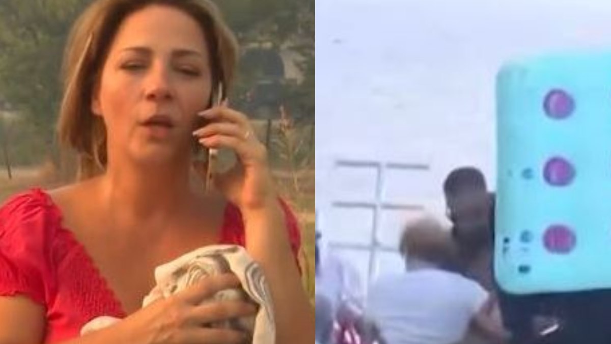 Φωτιά στην Χαλκιδική: Χτύπησαν δημοσιογράφο του MEGA, έσπασαν κινητά, μικρόφωνα