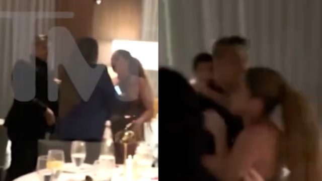 Viral βίντεο: Φόρεσαν τα καλά τους και κατέληξαν να ξεμαλιάζονται – Τα έσπασαν όλα σε πολυτελές εστιατόριο του Μπέβερλι Χιλς