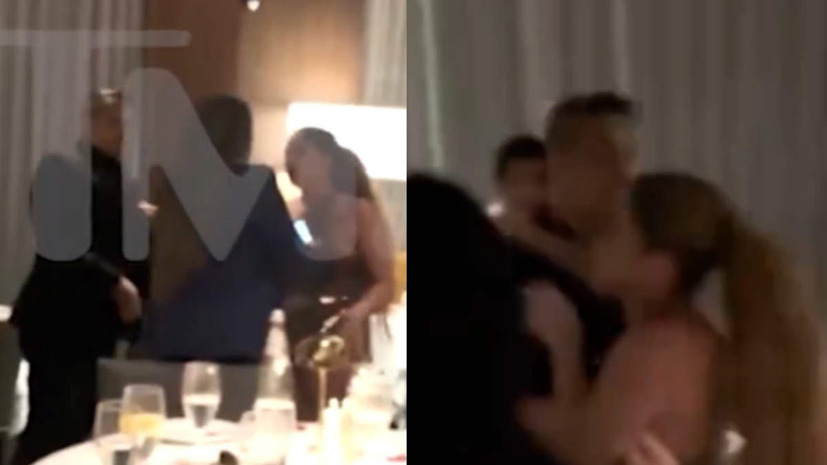 Viral βίντεο: Φόρεσαν τα καλά τους και κατέληξαν να ξεμαλιάζονται – Τα έσπασαν όλα σε πολυτελές εστιατόριο του Μπέβερλι Χιλς