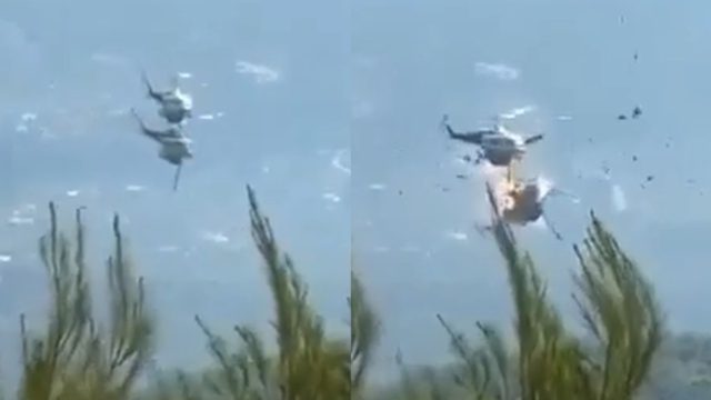Σύγκρουση ελικοπτέρων στα Μέγαρα: Εντοπίστηκαν τραυματισμένα δύο μέλη από τα πληρώματα – Βίντεο