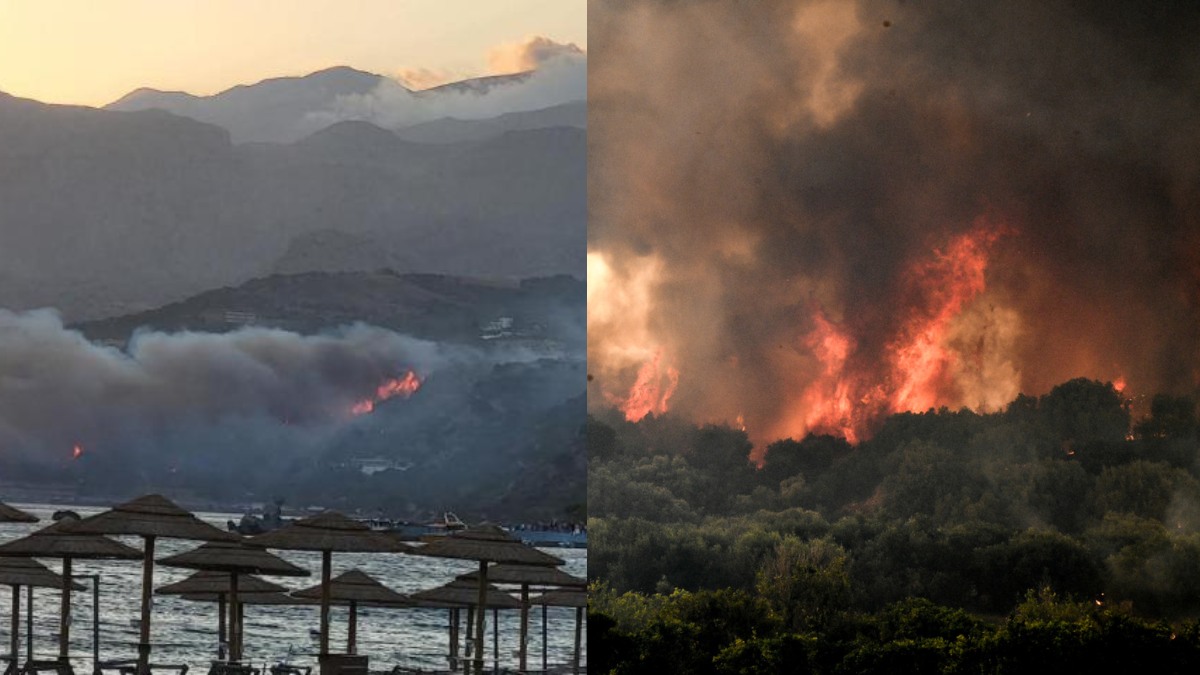Χειροπέδες σε Ισραηλινό για τη πυρκαγιά στο Ρέθυμνο: Άναψε μπάρμπεκιου σε ημέρα υψηλού κινδύνου