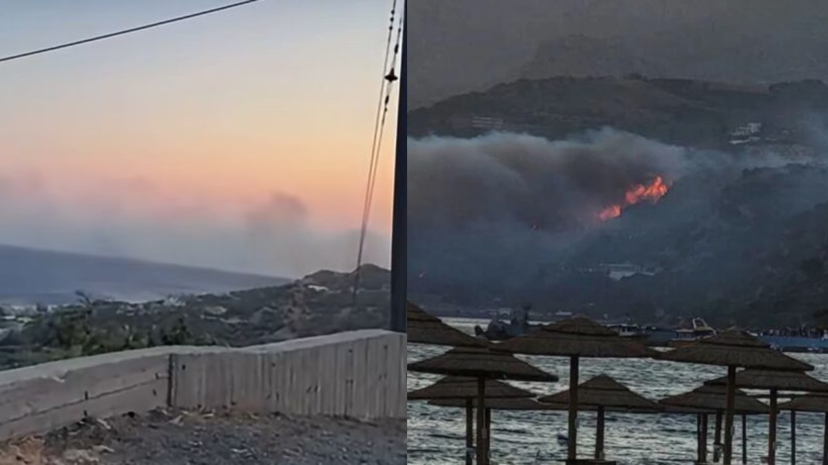 Μεγάλη πυρκαγιά σε Ρέθυμνο και Κω: Τιτάνια μάχη της πυροσβεστικής για την κατάσβεση