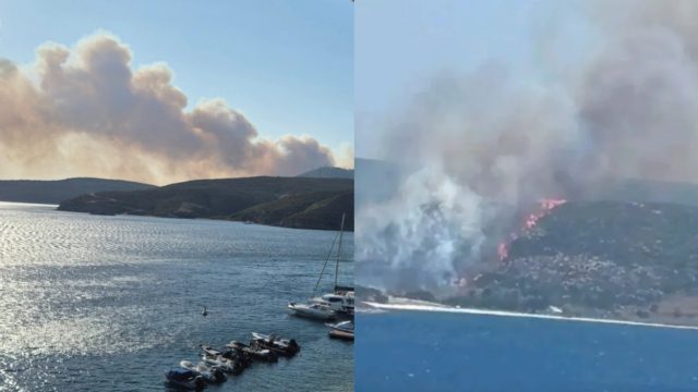 Πυρκαγιές: Νέο μήνυμα 112 για εκκένωση στην περιοχή Πεύκο στην Σκύρο – Φωτιά και στην Κορινθία [βίντεο]