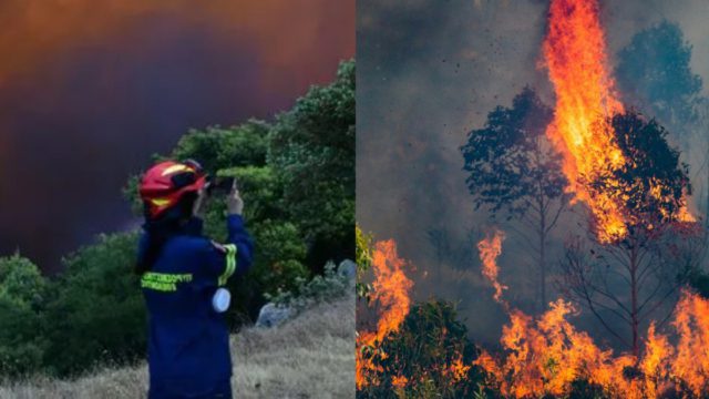 «Mega Fire» στο Πόρτο Γερμενό, εκκενώσεις και στην Φωκίδα: Υπεράνθρωπες προσπάθειες να ελέγξουν τις πυρκαγιές – Βίντεο