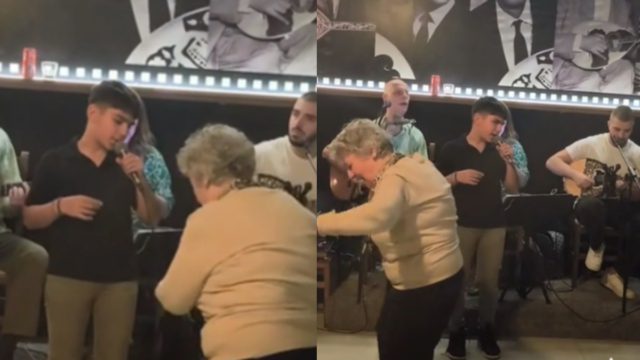 Ξετρέλανε το ελληνικό TikTok: Γιαγιά χορεύει το πιο βαρύ και μάγκικο ζεϊμπέκικο για χάρη του εγγονού της