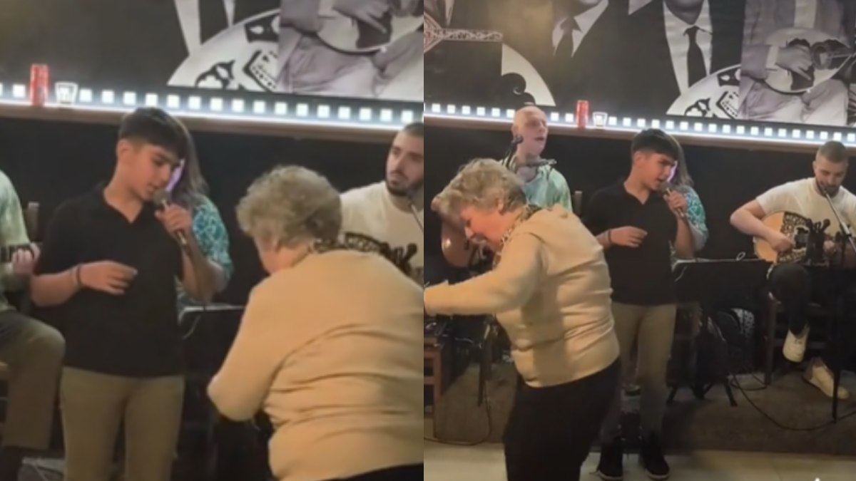Ξετρέλανε το ελληνικό TikTok: Γιαγιά χορεύει το πιο βαρύ και μάγκικο ζεϊμπέκικο για χάρη του εγγονού της