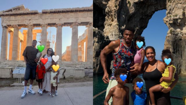 Γιάννης Αντετοκούνμπο: Οικογενειακά στιγμιότυπα από τις καλοκαιρινές διακοπές στην Ελλάδα