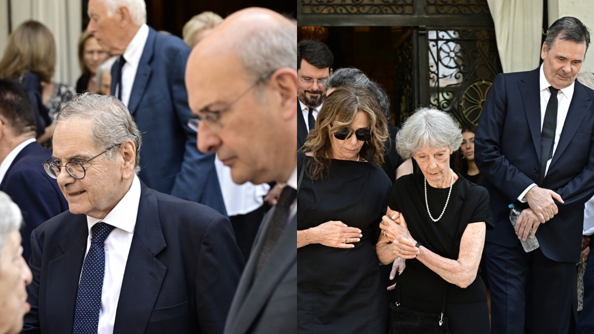 Το τελευταίο «αντίο» στον Στέφανο Μάνο – Ποιοι βρέθηκαν στην κηδεία του