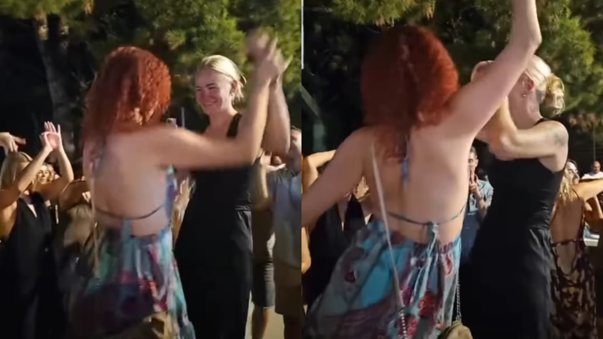 Αυτά μόνο στα πανηγύρια της Ικαρίας: Το τσιφτετέλι Ελληνίδας με Φιλανδή τουρίστα που «έριξε» τα social 