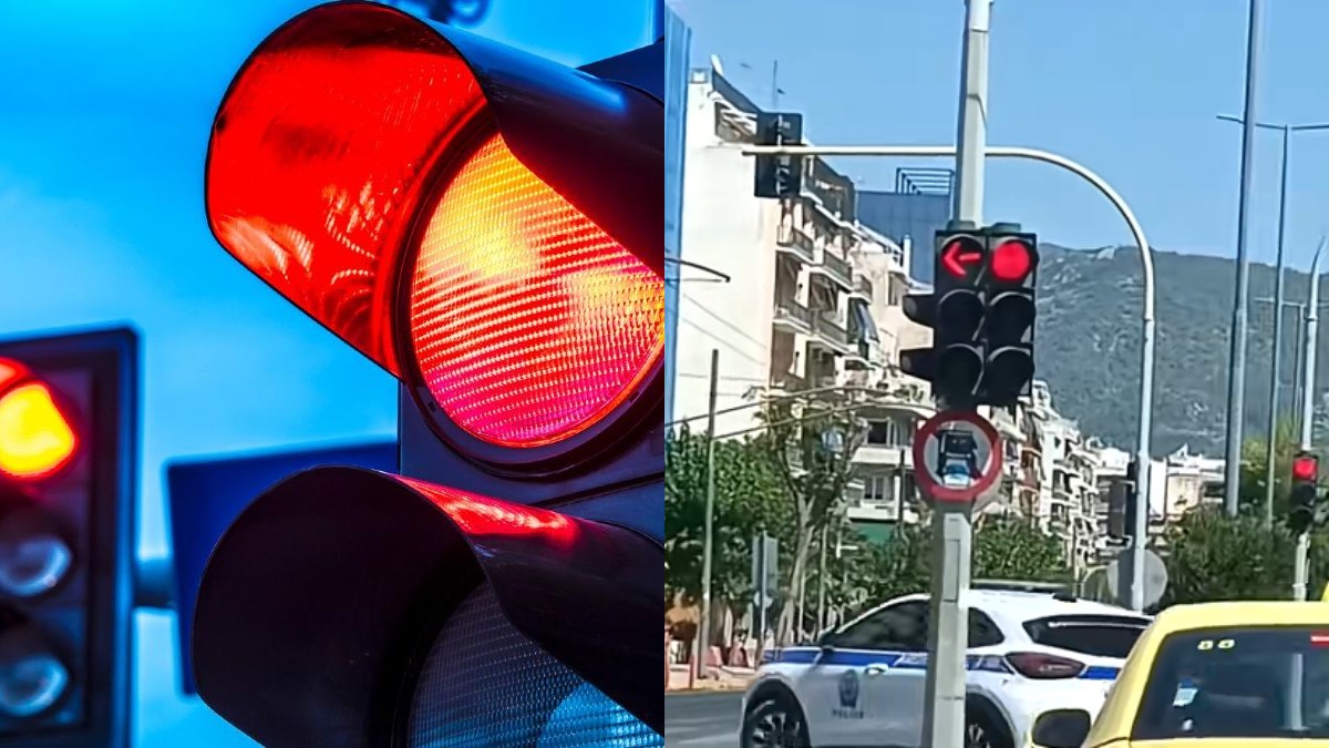 Βίντεο ντοκουμέντο: Περιπολικό της Ελληνικής Αστυνομίας περνάει με κόκκινο σε κεντρικό δρόμο της Αθήνας
