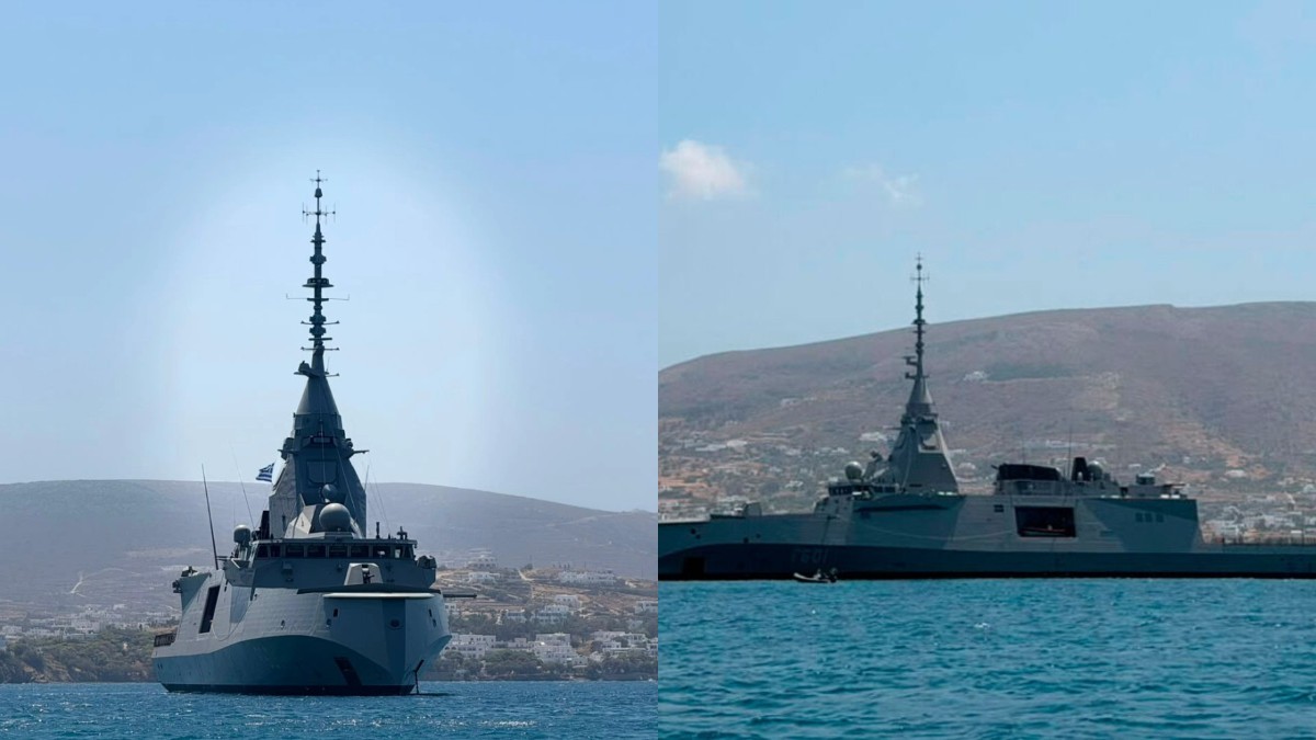 Στο Αιγαίο η φρεγάτα «Κίμων» – Στην Πάρο για τη μεγάλη γιορτή της Παναγίας