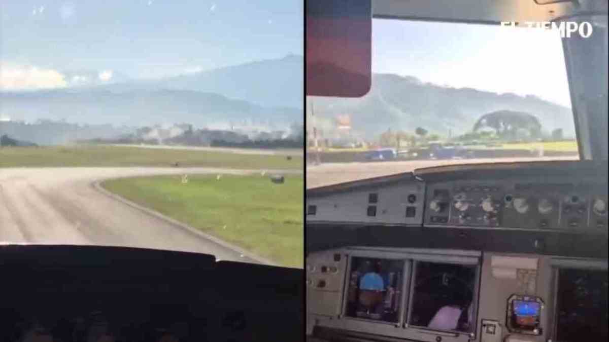 Σεισμός 7,4R στην Κολομβία: Καρέ-καρέ η ένταση μέσα από το cockpit αεροσκάφους