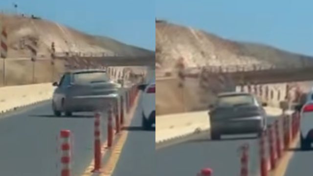 Βίντεο ντοκουμέντο: Ασυνείδητος οδηγός στην Κρήτη ξεριζώνει πασαλάκια και προσπερνάει παράνομα δύο αυτοκίνητα