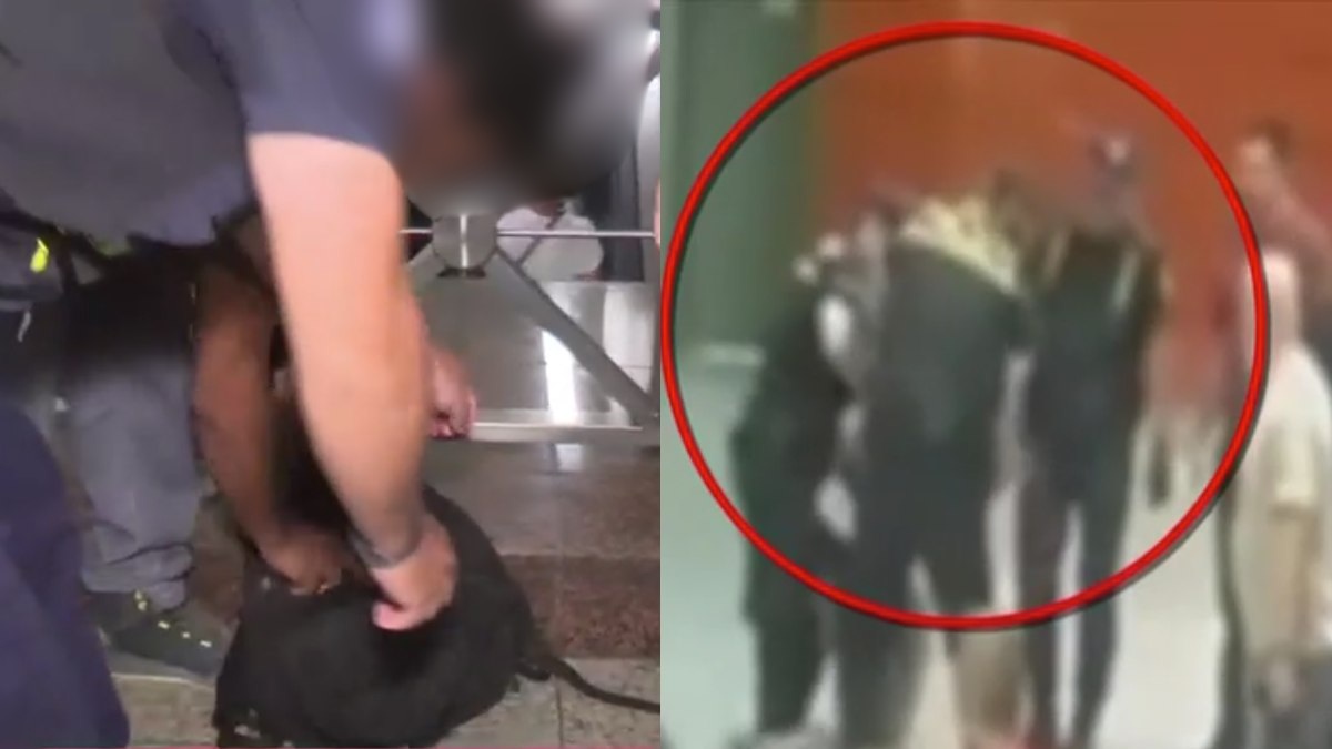 Τον έβγαλαν σηκωτό από το Μετρό: Βίντεο με την ακινητοποίηση επιβάτη που παρενοχλούσε γυναίκα