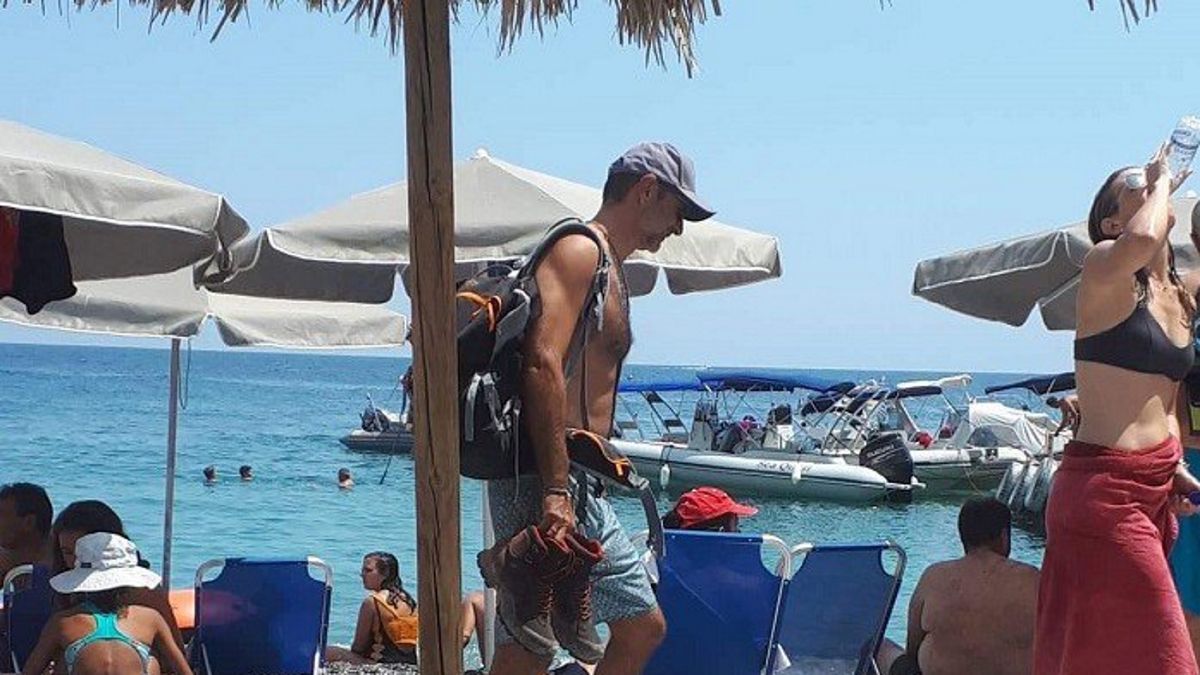 Στο Μαράθι ο Κυριάκος Μητσοτάκης μετά την περιπέτεια με το ποδήλατο