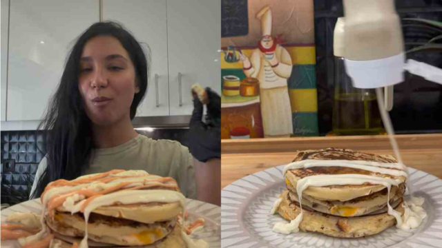 Αφράτα pancakes με γαλοπούλα και τυρί: Η πανεύκολη συνταγή για λαχταριστό σπιτικό brunch