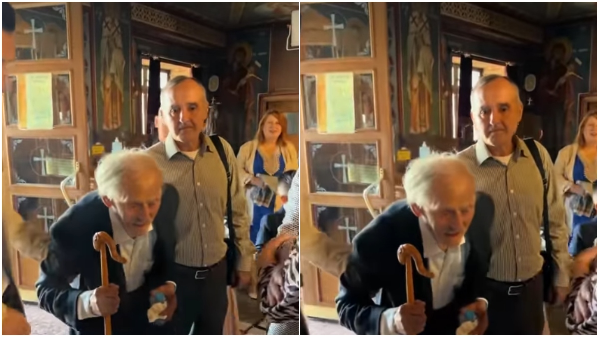 Μεγαλείο ψυχής: 100 χρονών άνδρας σηκώθηκε από το σπίτι για να πάει στην βάφτιση της δισέγγονής της