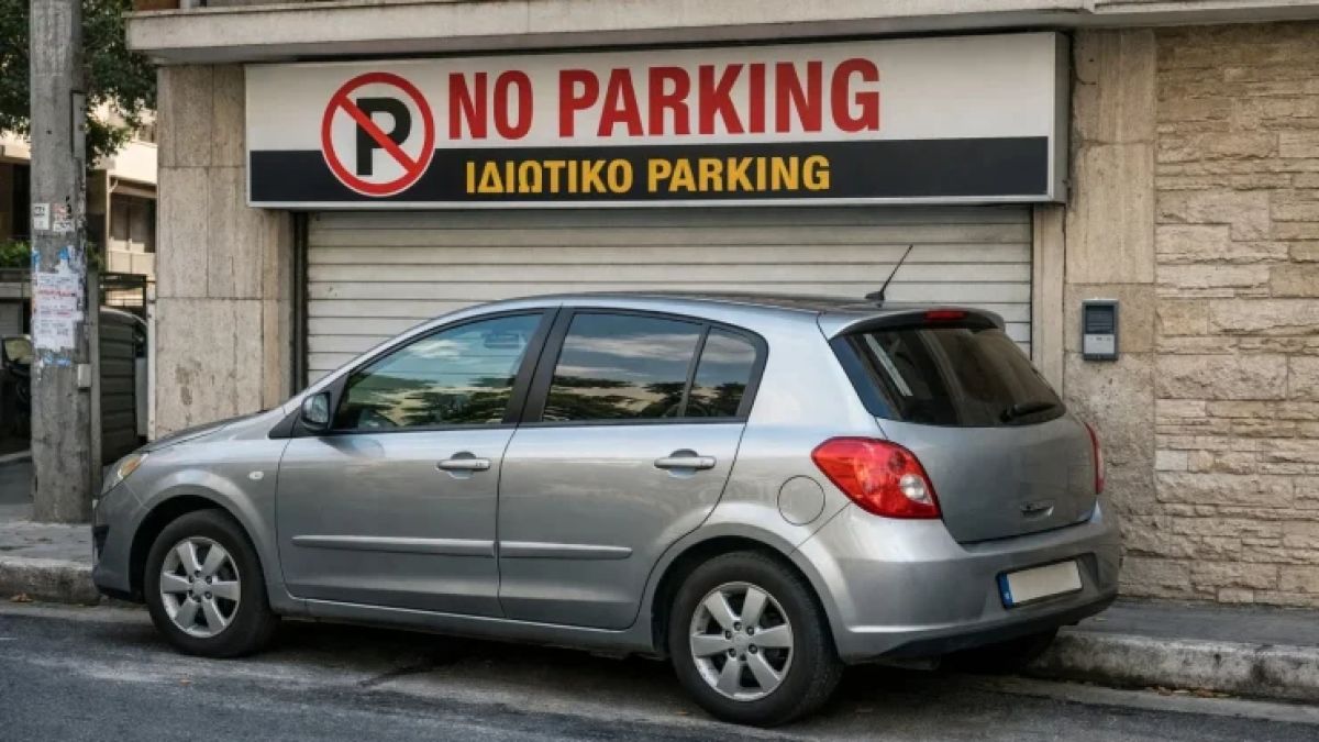 Πρόστιμο έως 1.500 ευρώ για πινακίδες «Απαγορεύεται η στάθμευση» – Πότε η θέση έξω από το σπίτι δεν είναι δική σας
