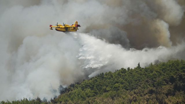 Φωτιά στην Ίμερο Ροδόπης: Επιχειρούν εναέρια μέσα – Ήχησε το 112