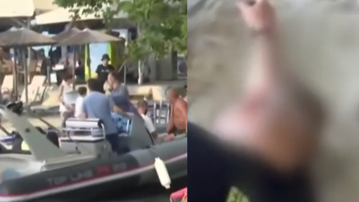 Στιγμές αγωνίας στην Χαλκιδική: Εξαντλημένος πυροσβέστης λιποθύμησε μέσα στη θάλασσα [βίντεο]