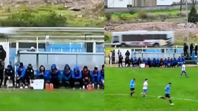 Viral βίντεο: Ποδοσφαιριστής σούταρε την μπάλα εκτός γηπέδου και προκάλεσε καραμπόλα σε διπλανό αυτοκινητόδρομο