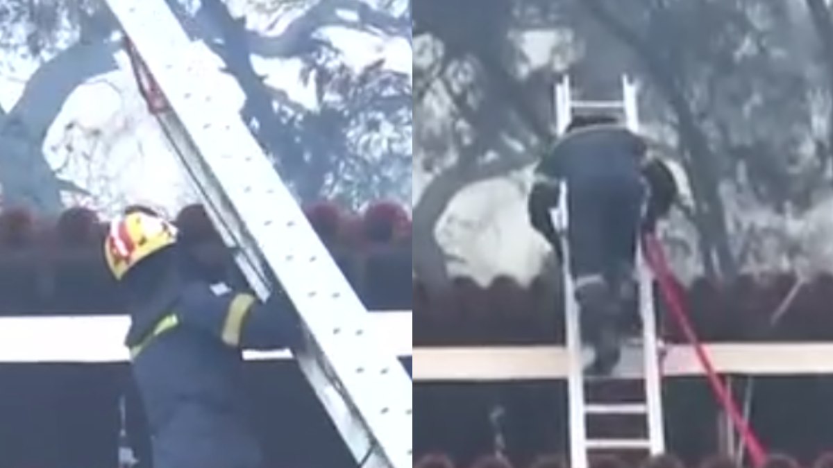 Παρολίγο τραγωδία στην Χαλκιδική: Πυροσβέστης έπεσε από σκάλα – Μεταφέρθηκε στο νοσοκομείο