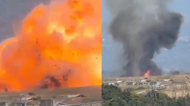Ρώμη: Τεράστια έκρηξη σε εργοστάσιο πυρομαχικών – Αγνωστο αν υπάρχουν θύματα [βίντεο]