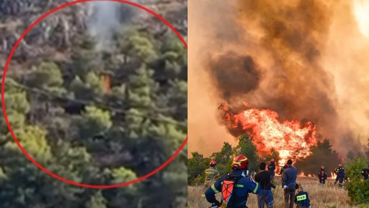 Σαλαμίνα: 14χρονος μαζί με την μητέρα του κατέθεσαν – Το βίντεο για το «challenge» που ξεκίνησε την φωτιά στον Προφήτη Ηλία