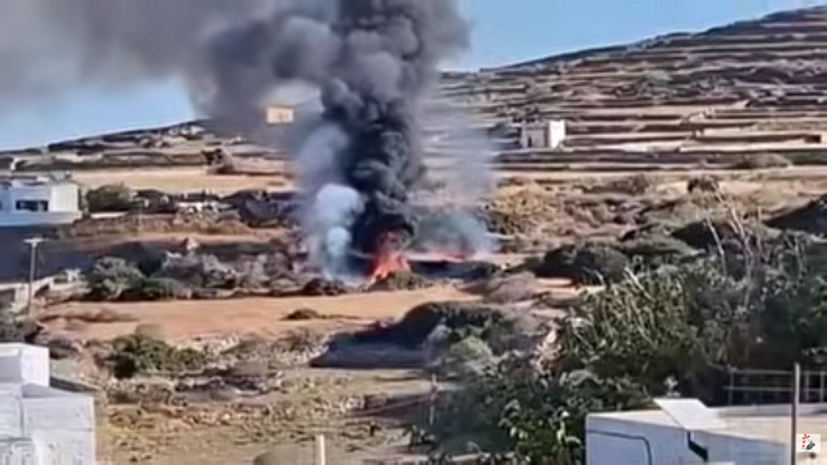 Τραγωδία στη Σίφνο: Τρεις νεκροί από συντριβή ιδιωτικού ελικοπτέρου