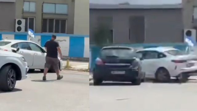 Βίαια καταδίωξη στη Θεσσαλονίκη: Εμβόλισαν αμάξι στη μέση του δρόμου – «Μην κάνεις μ@@@» φώναζαν στον οδηγό [βίντεο]