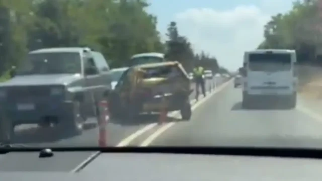 Χάος στον ΒΟΑΚ: Τροχαίο λόγω… περιέργειας των οδηγών – Τράκαραν ενώ χάζευαν άλλο τροχαίο
