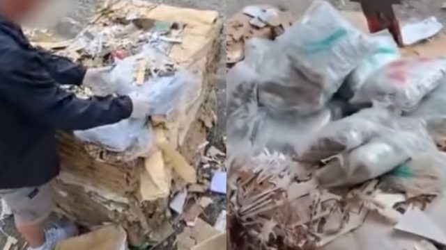 Μεγάλο πλήγμα στην Βαλκανική μαφία: Έκρυβαν 324 κιλά κάνναβης μέσα σε ανακυκλώσιμα υλικά – Βίντεο από την μεγάλη επιχείρηση