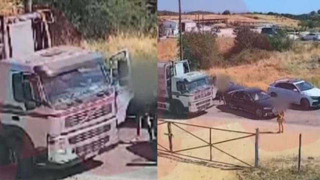 Σοκ στην Χαλκιδική με ξυλοδαρμό: Καρέ καρέ η στιγμή που νταήδες δέρνουν με γροθιές οδηγό απορριμματοφόρου – Βίντεο