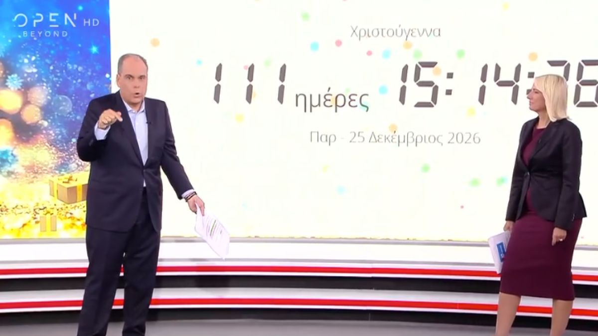 Νίκος Στραβελάκης: Επέστρεψε στο OPEN μετά από 3 μέρες – Το φιλί με την Παπακωστοπούλου και η αμηχανία