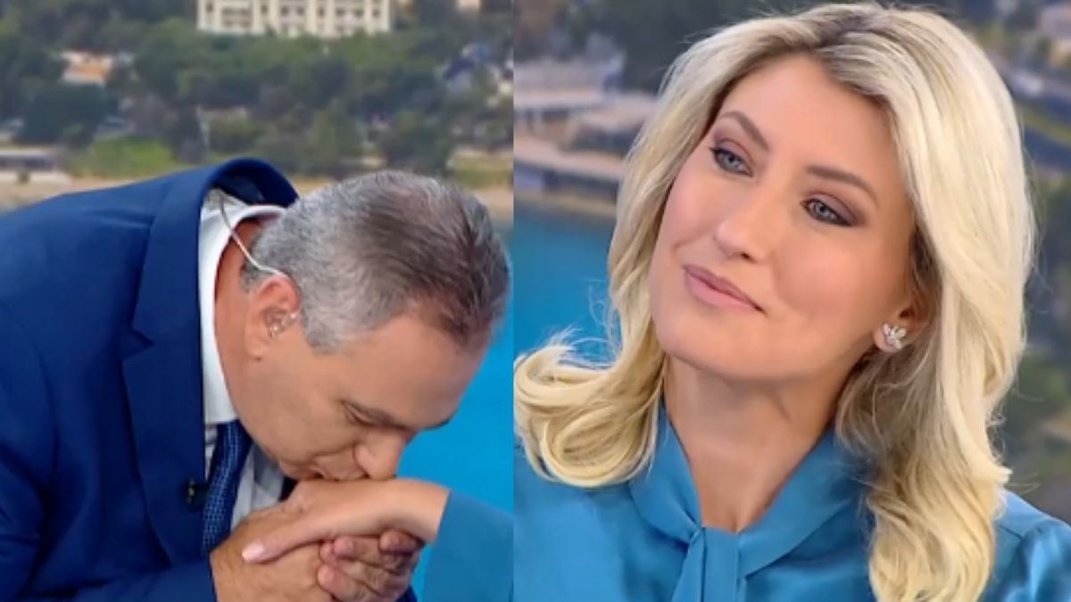 Σία Κοσιώνη: Η πρώτη της εμφάνιση στο «Καλημέρα Ελλάδα» – Το χειροφίλημα του Βασίλη Χιώτη και η θερμή υποδοχή του ΑΝΤ1