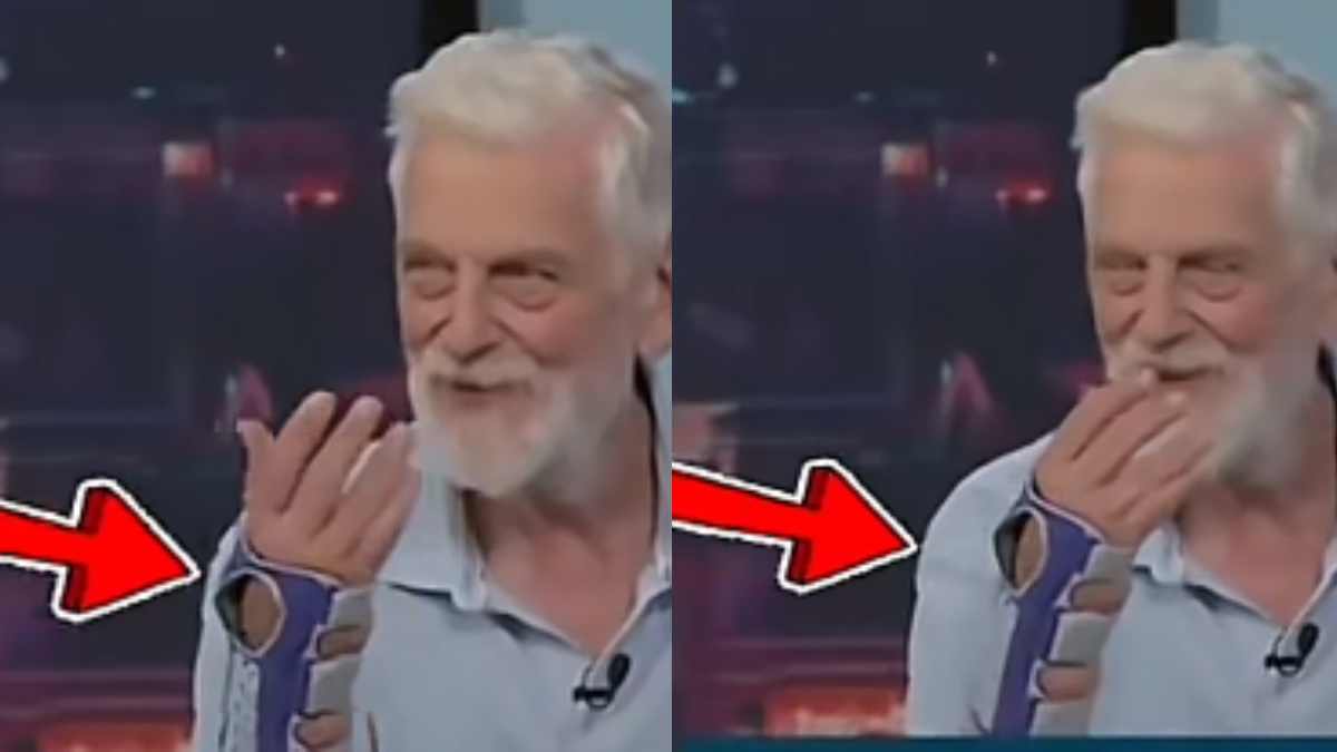 Επική γκάφα του Γιάννη Λοβέρδου: Δεν ήξερε να βάλει σωστά τον νάρθηκα στο χέρι του