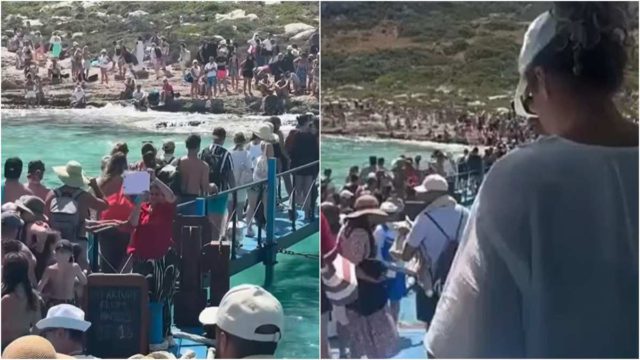 «Ασφυκτιά» από τουρίστες η παραλία Μπάλος: «Κόλαση επί γης», το χαρακτήρισαν επισκέπτες – Δείτε βίντεο