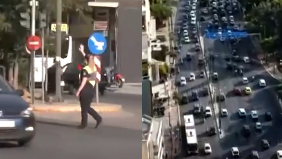 Κυκλοφοριακό χάος στην Αττική: Μπλακ άουτ στα φανάρια λόγω προβλήματος στην ηλεκτροδότηση, δείτε βίντεο