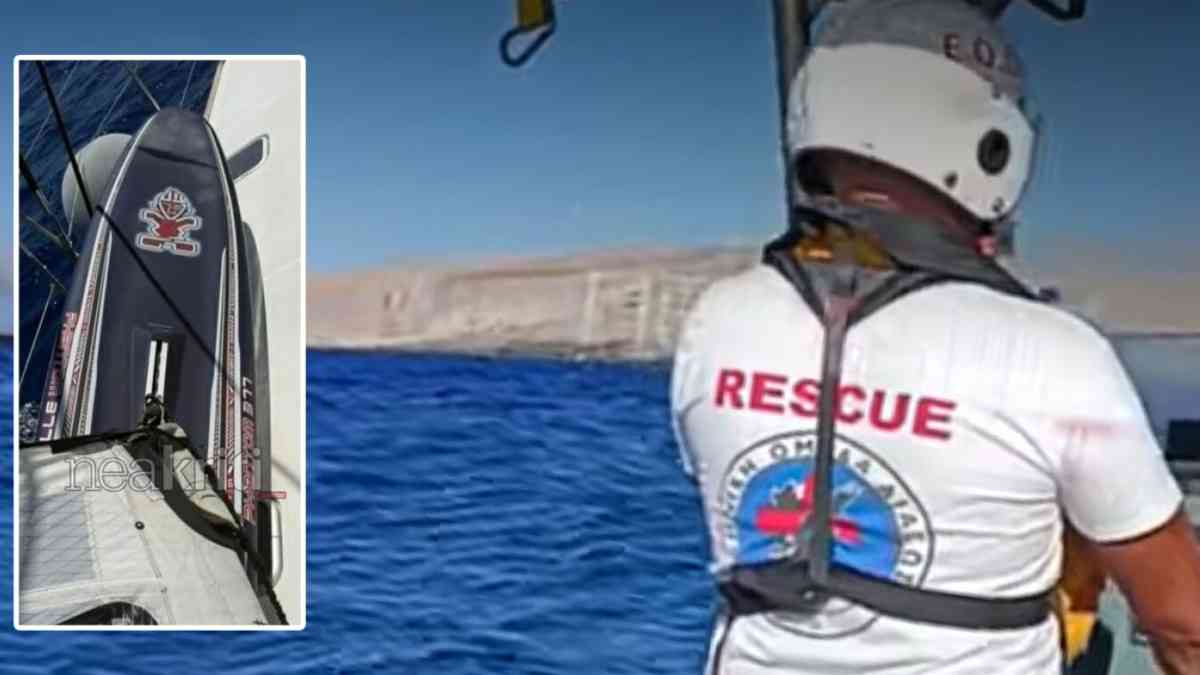 Θρίλερ στο Ηράκλειο: Ώρες αγωνίας για τον 67χρονο windsurfer που αγνοείται στη θαλάσσια περιοχή της Αμμουδάρας