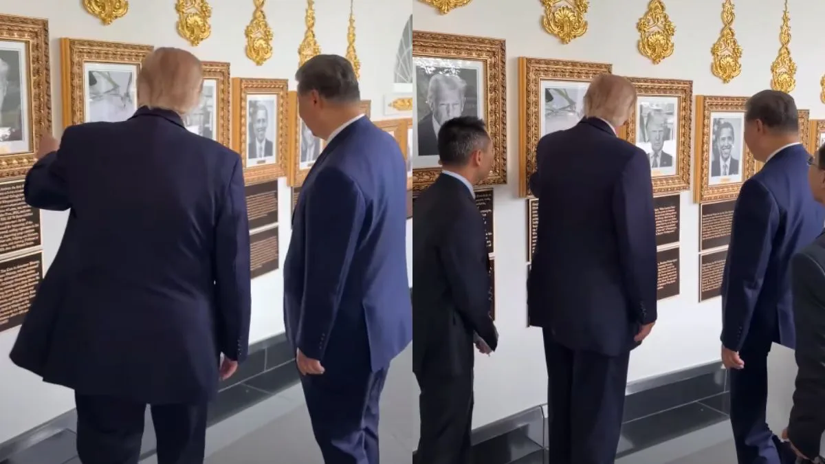 «Καλός φίλος…»: Ο Τραμπ έδειξε στον Σι Τζινπίνγκ το «πορτρέτο»-στυλό του Μπάιντεν και πέθανε στο γέλιο (Βίντεο)